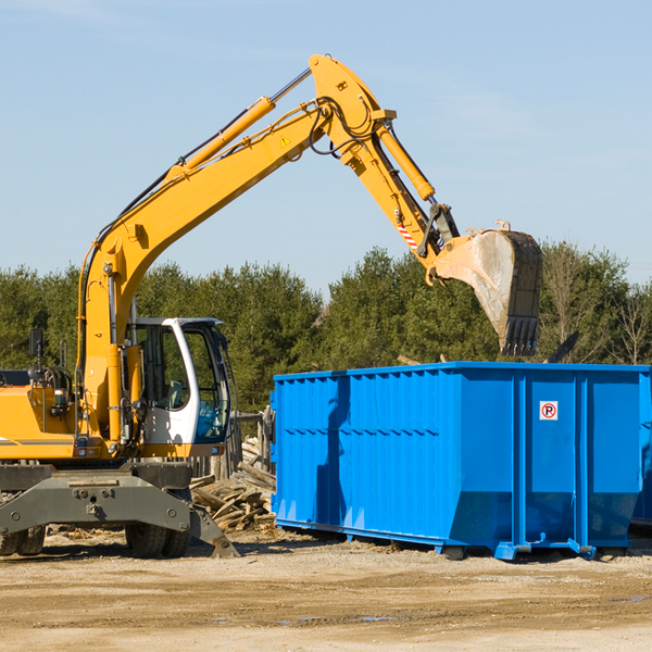 can i choose the location where the residential dumpster will be placed in Shoreham New York